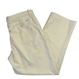 RLX Ralph Lauren men’s Size 36 flat front stone /‎ light khaki casual pants.